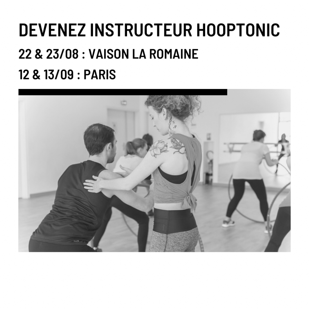 Prochaines formations instructeur HoopTonic